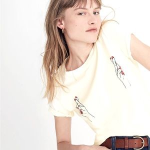 COPY - Madewell x Unfortunate Portrait™ Fingers Crossed Tee